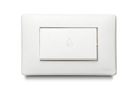 Pulsador de timbre simple no neon balancin ancho