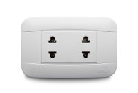 2 Gang Outlet Universal 2P