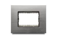 Placa Aluminio Plata