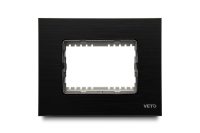 Placa Aluminio Negro