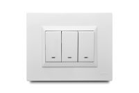 Interruptor inteligente triple con tecla