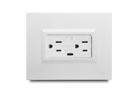 2 Gang Smart American Outlet 2P+E
