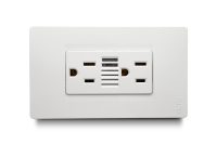 2 Gang Outlet With Nightlight